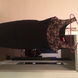 Black cocktail dress